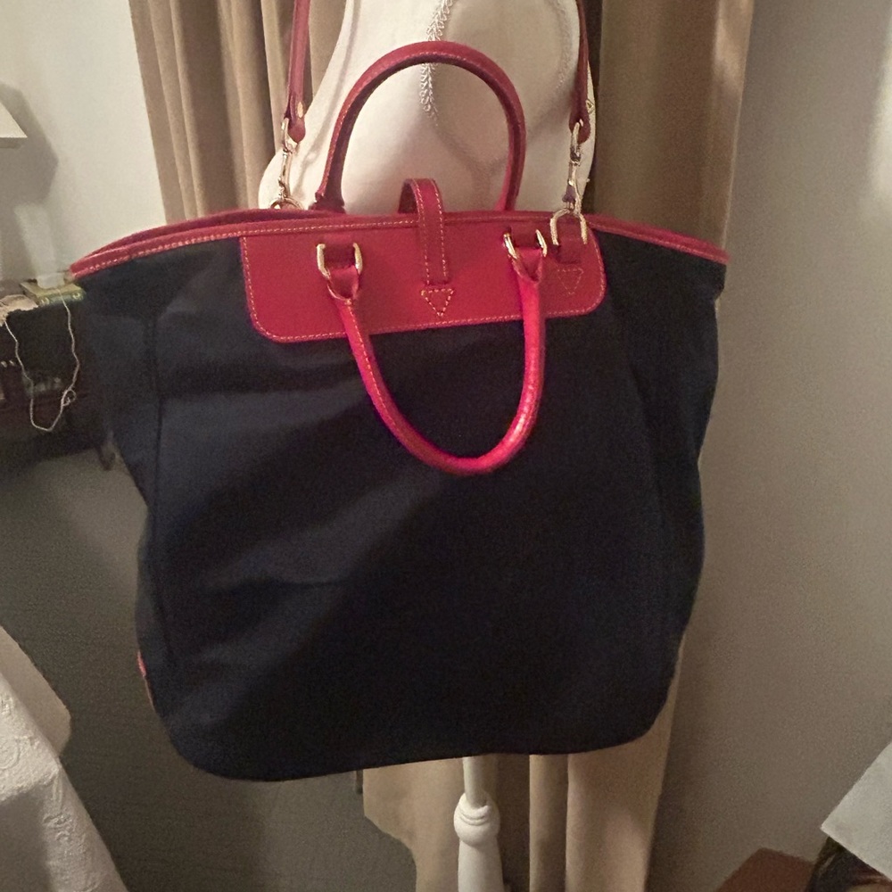 Dooney and Bourke Navy Blue Editors Tote